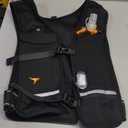 Running Vest for Women Men - Reflective Running Hydration Vest with 500ml Soft Water Bottle, Phone Holder, 2 LED Lights USB Rechargeable - 7 Pockets Runners Backpack Trail Jogging Marathon