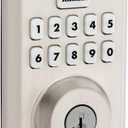 Kwikset 9250TRS-15S Transitional Powerbolt 2 Electronic SmartCode Deadbolt SmartKey with RCAL Latch and RCS Strike Satin Nickel Finish