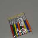 10Pcs Paint Brushes for Kids, Anezus Kids Paint Brushes Toddler Large Chubby Brushes Round and Flat Preschool Painting Brushes for Washable Paint Acrylic Paint