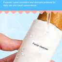 Replacement for Dymo Letratag Label Maker Refills Clear 1/2'' x 13' Letratag Label Maker Tape Black on Clear, LT 16952 Transparent Plastic Tape Work for Dymo Letratag LT-100T LT-100H QX50, 6 Packs