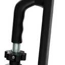 Portable Door Lock for Travel,Door Stopper Security for Hotels/Apartments - Reinforced Locking Device for Extra Safety for Women, Solo Travelers & Kids. (Black)