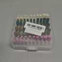 100 Pcs Assorted Shape Polishing Bits Buffing Wheel for Dremel Rotary Drill (Corundum Sand/Sesame/Cowhide/Rubber/Wool)