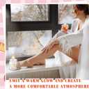 3 Piece Engaged Gift Set Engaged Wine Glass Canvas Makeup Bag Theme Candle with Jar for Wedding Party Engagement Gifts for Couple Bachelorette Women