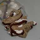 SearchI Stretch Dining Chair Seat Covers Set of 6, Soft Removable Washable Seat Covers for Dining Chairs, Dining Room Seat Cover Protector (Rear-Covered, Beige)