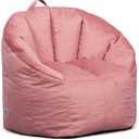 Big Joe Milano Plush Desert Rose Beanbag Chair