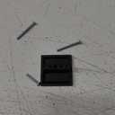 Amerock | Cabinet Pull | Matte Black | 1-1/4 inch (32 mm) Center to Center | Calathea | 1 Pack | Drawer Pull | Drawer Handle | Cabinet Hardware