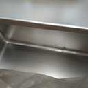 Stainless Steel Cat Litter Box – Large High-Sided Non-Stick Metal Pan with Anti-Slip Base, Easy-Clean Indoor Tray, 19.5" L x 13.5" W x 6" H in for Cats & Rabbits