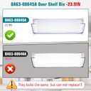 DA63-08645A Refrigerator Door Shelf 2Pack, RT18M6215SR Door Shelf Replacement Compatible with samsung Refrigerator Model: RT18M6215SR RT18M6215SG RT18M6213SR, RT18M6215SG/AA shelf Replace for 4864777