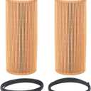 2 Pcs Engine Oil Filter Compatible With Audi Porsche VW Vehicle 2005-2018 A4 A5 A6 A7 A8 Quattro Q5 Q7 S4 S5 SQ5, 2011-2017 Cayenne Panamera, Touareg, Replace#HU7029z HU722z