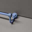 Allied Brass 421/36-FTB Venus Collection 36 Inch Towel Bar, Flat Troll Blue