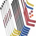 Champion Sports Rhino Stick Hockey Set Durable ABS Sticks, Non-Marring Blades, Multiple Sizes Complete Sets