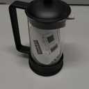 Bodum 12oz Brazil French Press Coffee Maker, High-Heat Borosilicate Glass, Black - Made in Portugal