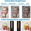 LED Video Light Battery Powered Photography Light Portable Handheld Wand,Dimmable 2800-5500K Photo Studio Light Kit with NP-970 Li-ion Battery and Stand for Portrait, YouTube,Outdoor Video
