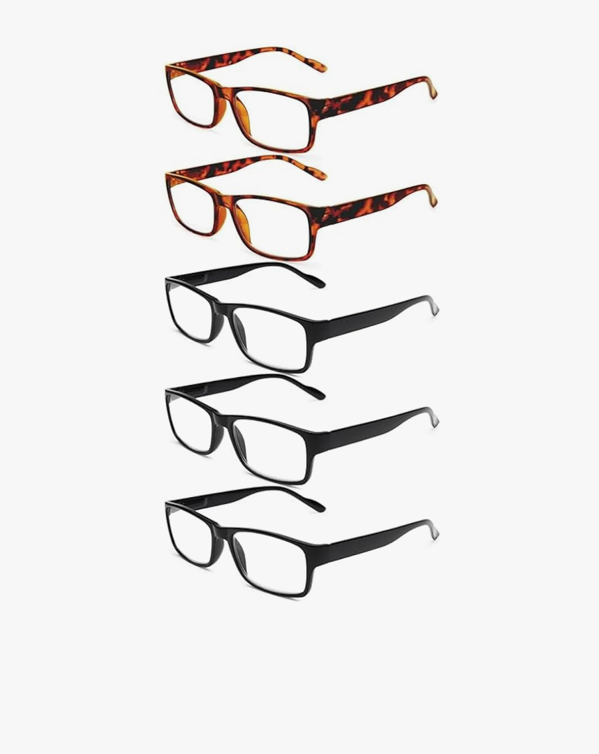 Gaoye Professional Reading Glasses for All Day - Computer Readers with Blue Light Protection - Value Pack