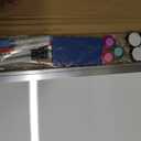 Magnetic Dry Erase Board for Doors, 24x18 Inch Whiteboard with Adjustable Long Arm Hook Mount - Easy to Install, Portable Hanging White Board for Home, Dorm Room, Office Cubicle & Small Spaces