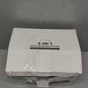 Smooth Triple Fusion Back Massager,with Heat, Vibration & Lumbar Traction - Deep Tissue Lumbar Pillow for Lower Back Pain Relief, Relaxation for Home, Office - Corded ElectricDark Gray