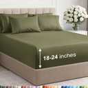 Extra Deep Queen Sheet Set - 6 Piece Breathable and Cooling Sheets - Hotel Luxury Bedding for Women, Men, Kids & Teens - Easy Secure Fit - Soft, Wrinkle Free & Comfy - Extra Deep Pockets - Sage Green
Amazon's Choice