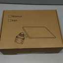 Car Cup Holder Tray Desk, 360 Rotating Black Walnut Solid Wood Food Car Table - Steering Wheel Tray Road Trip Essentials Accessories for Tesla Model Y/3/S, Ford F150 Most Vehicles