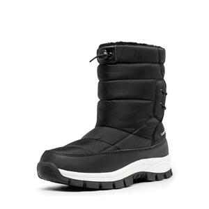 DREAM PAIRS Women's Winter Snow Boots Waterproof Lightweight Warm Fashion Janara Mid Calf Boot,Size 6,Black