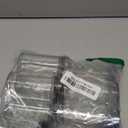 Kamenstein 5244227 Empty Jars With Black Cap, Set Of 12, 3-Ounce