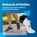 Balega Hidden Comfort Performance No Show Athletic Running Socks for Men and Women (White, M)