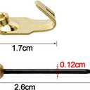 38 Pack 10 lbs Picture Frame Hangers Hooks with Nails, Heavy Duty Plaster Wall Pro Photo/Heavy Mirror Hanging Kit