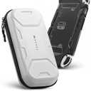 Mumba Carrying Case for Nintendo Switch OLED & Nintendo Switch 2017, [Plus Version] Portable Protective Travel Carry handbag Pouch for Blade/Battle Case [Large Capacity] (White)