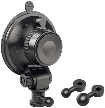Universal Suction Cup Mount for Garmin Dash Cam Mount,Small Adjustable Angle Reusable Windshield Ball Stand for Garmin Mini 2 Mount, Fit Dashcam 45/47/55/57/65W/67W/Mini 3/X110/X310/Live,etc