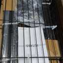 FUTASSI P3 Mini Rolling Clothes Rack, Clothing Racks for Hanging Clothes, Heavy Duty Garment Rack with Wheels, Freestanding Portable Closet Rack 23.6'' W x 14'' D x 78.5'' H, Max Load 430 Lbs, Black