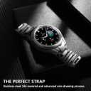 GOLDTOLUCK No Gap Stainless Steel Band Compatible with Samsung Galaxy Watch 8 7 6 5 4 Classic FE Pro Ultra 40mm 44mm 46mm 43mm 47mm 45mm 42mm Replacement Men Women Milanese Metal Elegant Casual