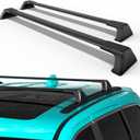 260lb Roof Rack Cross Bars for 2011-2021 Jeep Grand Cherokee (ONLY FIT Factory Grooved Side Rails), Matte Black Heavy Duty Aluminum Cargo Crossbar