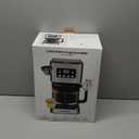 Chefman 12-Cup Programmable Coffee Maker, Electric Brewer, Auto Shut Off, Digital Display w/Auto-Brew Function, Anti-Drip Pot, Reusable Filter for Fresh Grounds, Square Stainless Steel, Glass Carafe