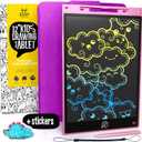Essy Kids 12 LCD Writing Tablet for Kids Drawing Tablet Kids Writing Tablet LCD Drawing Tablet for Kids Toddler Writing Tablet Kids Drawing Board (12 inches pink)