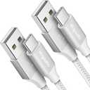 etguuds White Long USB A to USB C Cable 10ft, 2-Pack Fast Charging Type C Charger Cord for iPhone 17 16 15 Pro Max Plus Air 16e, Samsung Galaxy S25 S24 S23 S22 S21 S20 Note 20 A17 A16 A15 A26 A36 A56