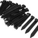 Totority 50pcs Pipe Fixing Bracket Drip Irrigation Hose Stakes for Lawn Watering System Garden Hose Reels Heavy Duty Stakes