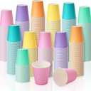Sawysine 5 oz Disposable Paper Bathroom Cups, 300 Count Mouthwash Rinse Cups, Thick & Leak-resistant Mini Cup for Hot/cold Water, Coffee, Juice, Espresso & Parties(Fresh Classic Style)