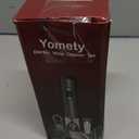 Electric Opener Set With Base, Accessories Including Rechargeable Corkscrew, Aerator, Stoppers and Foil Cutter - Perfect Gifts for Wine Lovers (Black)