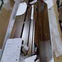 Tribesigns Farmhouse Console Table, 47 Inches Entryway Console Table with Storage, Industrial Hallway Accent Table for Living Room, Entrance (Rustic Brown)