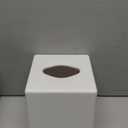 Tissue Box Cover, Square Facial Tissue Holder Storage for Bathroom Vanity, Countertops, Dressers, Night Stand, Parlors and Offices - White