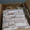 20PCS 3D Wall Panels Peel and Stick 3D Brick Wallpaper Peel and Stick Faux Stone Wall Panel Foam Brick Self-Adhesive Wallpaper(Rock,20pcs)