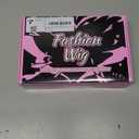 AISI HAIR Wavy Bob Wigs with Bangs for Women Black Mixed Brown Color Short Wavy Bob Curly Wig Synthetic Natural Looking Heat Resistant Fiber Hair for Women