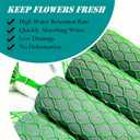 28PCS Floral Foam Garland - 18.4Ft Flower Sponge Blocks Kit,Absorption Flower Holder Arch Door for Wet Dry Fresh Flowers Arrangement for Wedding Garden Home DecorFloral Tape x3, Floral Wire x50