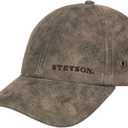Stetson Rawlins Pigskin Baseball Cap Men Dark Brown One Size