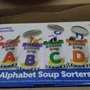 Learning Resources Alphabet Soup Sorters - 208 Pieces, Ages 3+, Early Phonics Manipulatives, ABCs, Alphabet Awareness & Recognition, Alphabet Soup Games