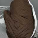 TAOCOCO 100% Waterproof Recliner Sofa Cover Non Slip Couch Cover for 3 Seat Reclining Sofa, Split Reclining Couch Covers 3-Piece with Straps, Washable Sofa Slipcover for Kids Pets(3 Seater, Chocolate)