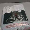 Christmas Tree Skirt, 32 Inch Green Velvet Tree Skirt with Embroidered Snowflakes Sequins White Trim Border, Holiday Party Tree Decoration