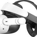 KIWI design H4 Halo Comfort Head Strap Compatible with Meta Quest 3/Quest 3S, Made for Meta, Non-Battery Lightweight Head Strap