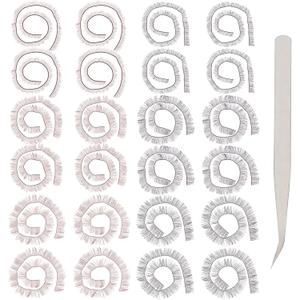GORGECRAFT 24PCS Black Brown Eyelashes False Eyelashes 6/8/10mm Long Doll Eyelash Strip Eye Make Up Accessory Bear Decorative Eye for Bjd Doll Teddy Bear Doll DIY Craft Making Supplies