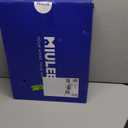 MIULEE Set of 2 Waffle Bathroom Runner Rugs, Boho Bath Rugs Non Slip Washable, Super Absorbent Runner Bath Mats, Rubber Backed Shower Mats for Hallway Bedroom Laundry Room, Brown, 2'x5'(24x60 Inch)