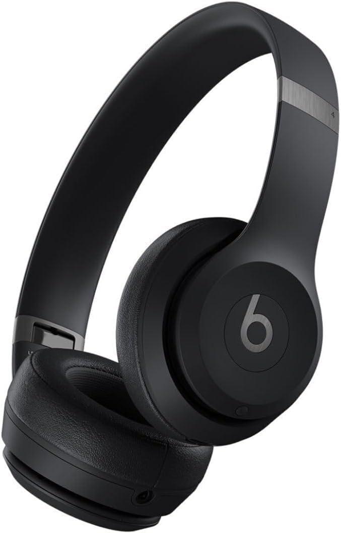 Beats Solo 4 - Wireless Bluetooth On-Ear Headphones, Apple & Android Compatible, Up to 50 Hours of Battery Life - Matte Black